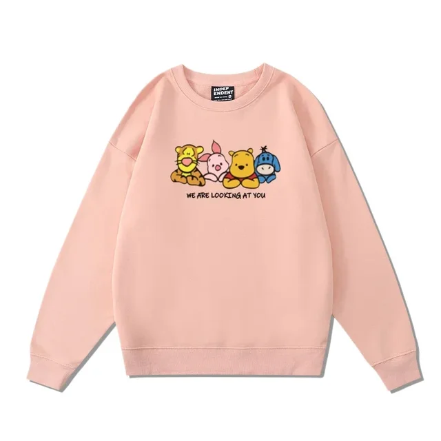 Ensemble sweat-shirt Disney Winnie l'ourson, sweat à capuche confortable assorti pour le collage familial et les activités parent-enfant – Image 5