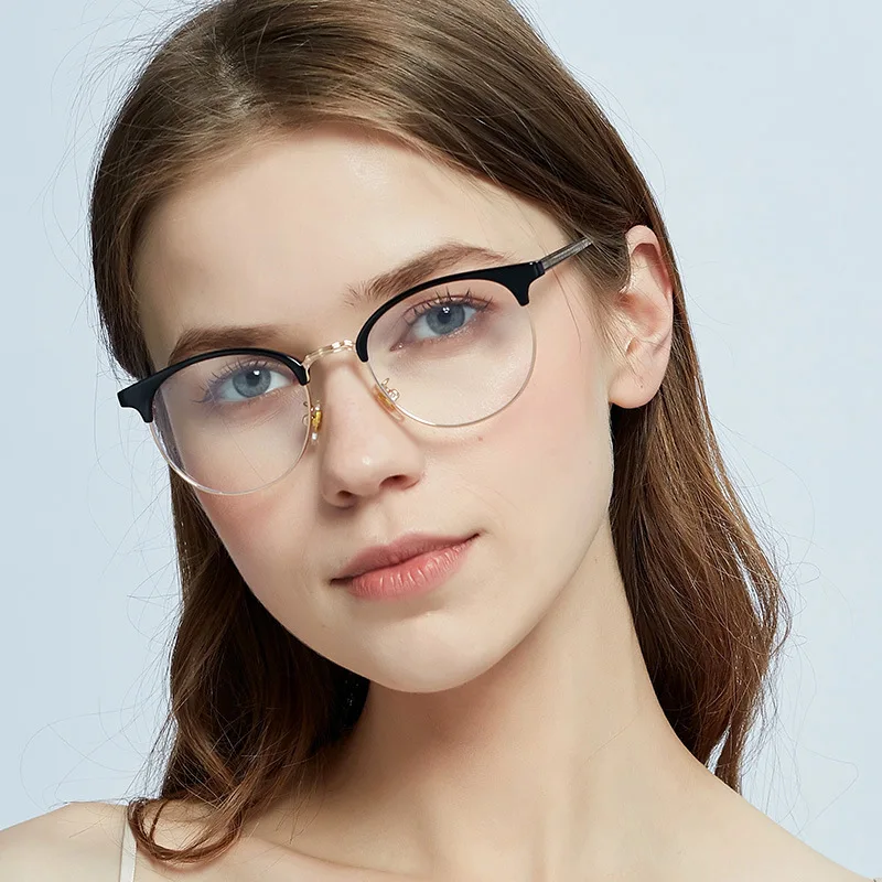 Lunettes de lecture multifocales pour femmes et hommes, lunettes de prescription pour myopie, blocage de la lumière bleue, monture personnalisée, mode