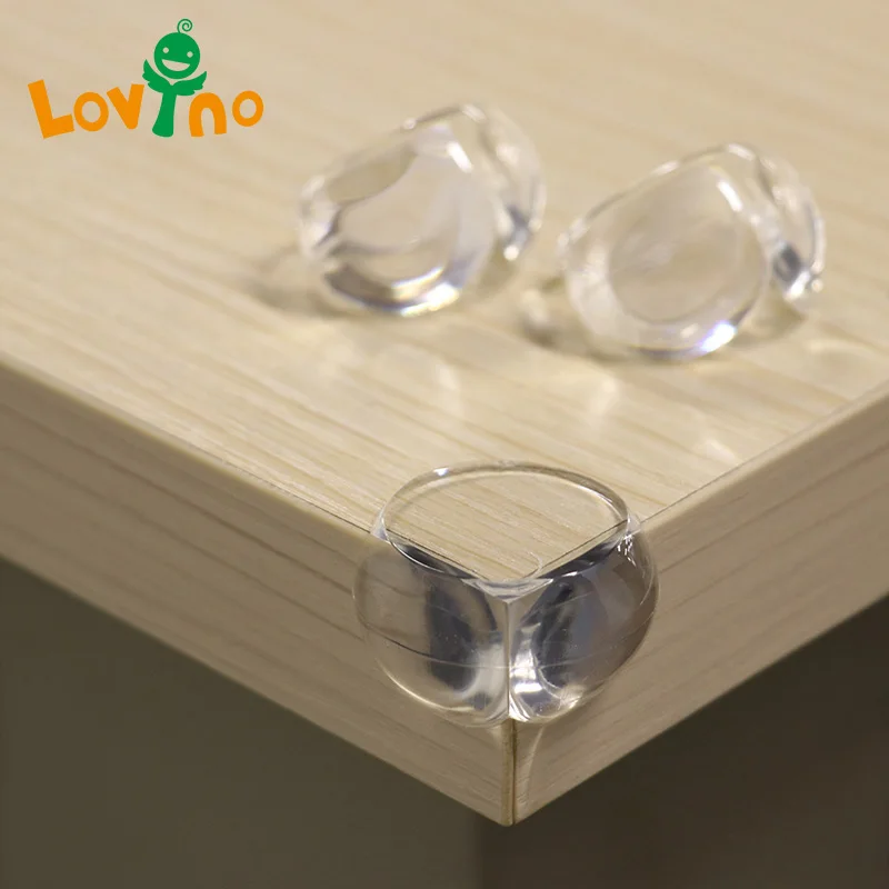 Protecteur de sécurité en Silicone pour enfants et bébés, 4 pièces, couverture de Protection des bords des coins de Table, bord et protections anticollision pour enfants