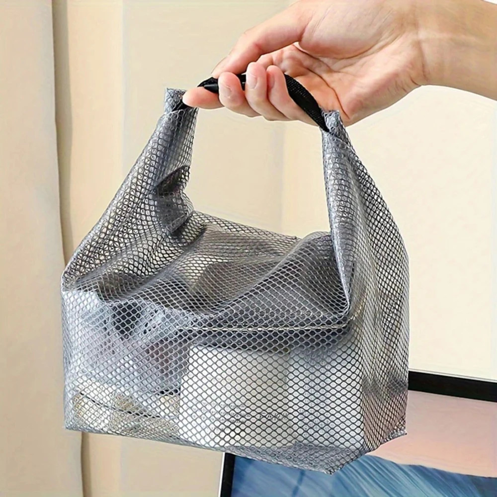 Sac de rangement étanche, vêtements de Fitness, salle de bain de natation, cordon de serrage de grande capacité, trousse de toilette d'extérieur pour hommes et femmes