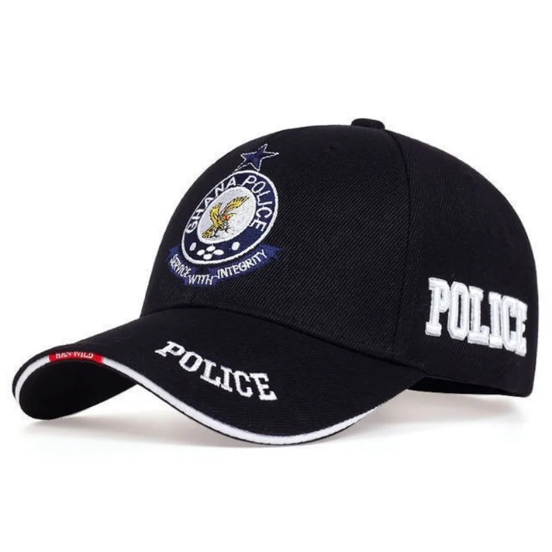 Nouvelle mode POLICE hommes Couples casquette tactique garde côtière américaine casquette de Baseball unisexe en plein air formation lettre broderie chapeau de soleil