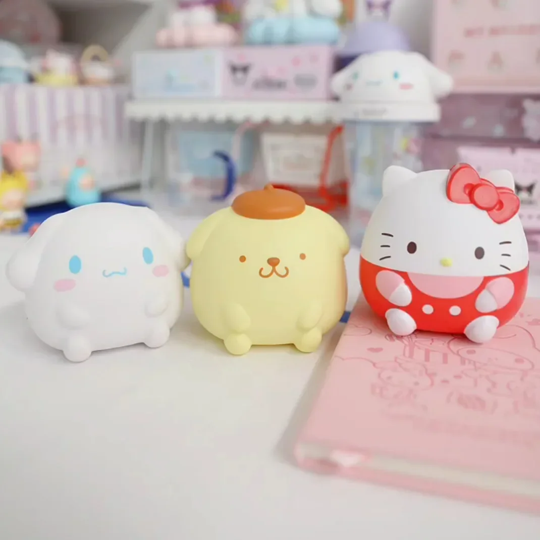 Sanrio Kawaii – jouet anti-Stress Kuromi cannelle, Squishy, dessin animé, pincement à la main pour enfants, cadeau de guérison