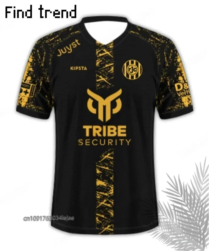 2025 Voetbaltrainingskleding voor heren Sportkleding Jeugd T-shirt Roda JC Uit Jersey Sport Ademend Mode 3D digitaal printen To