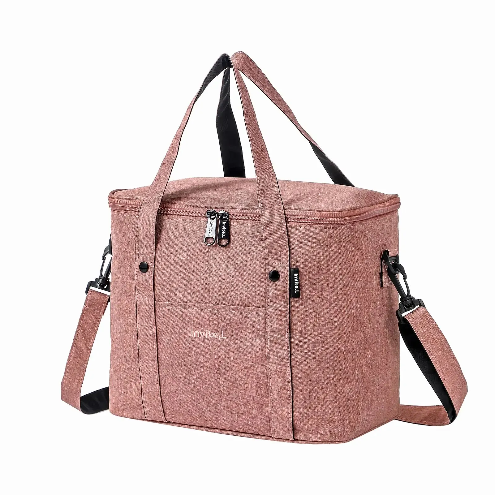 Sac à lunch isotherme réutilisable pour hommes et femmes, grande glacière, fourre-tout, sangle initiée pour le travail, le bureau, le pique-nique, la plage, les voyages, 1PC