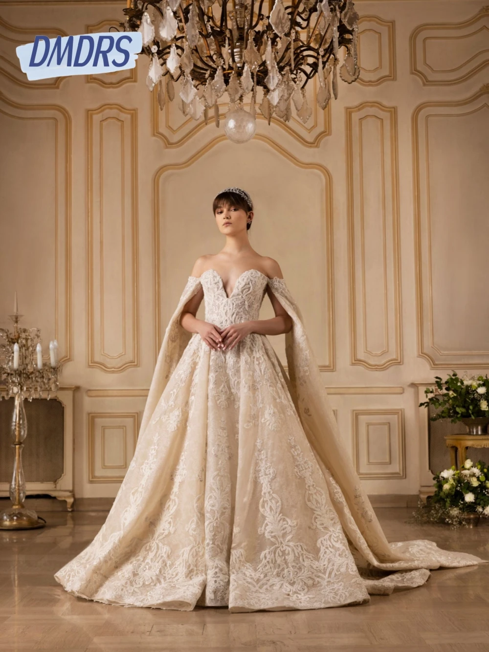 Magnifique robe de mariée princesse en dentelle chérie gracieuse à lacets dans le dos robe de mariée personnalisée 2025 superbe bal mariée tenue de femme