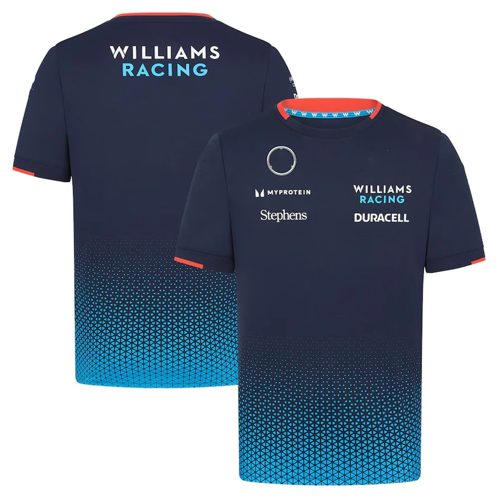 2024 One Racing Williams T-shirt tenue de ville adulte et hommes et femmes combinaison de course de moto 100-6XL pleine taille