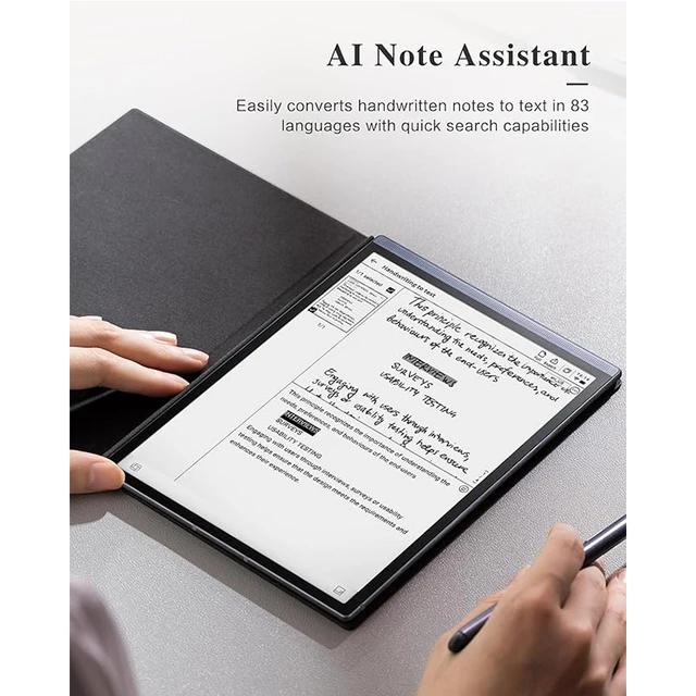 IFLYTEK AINOTE Air2 cahier de bureau 8.2 "avec Notes électroniques carnet de réunion Note sans fil AI Note de papier avec tablette en papier E – Image 3