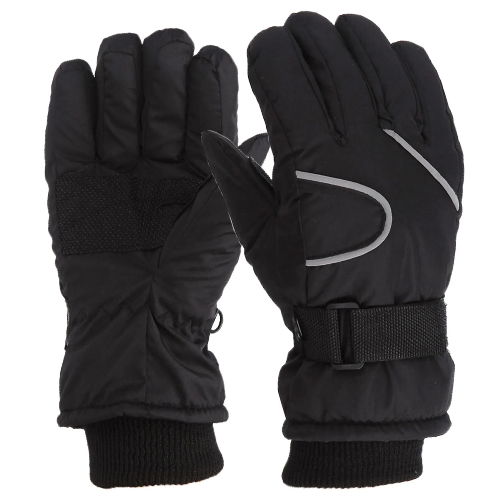 Gants de ski chauds coupe-vent pour enfants, mitaines de cyclisme d'hiver, mitaines d'extérieur pour garçons et filles, patinage sur neige, snowboard, trempés pour 4-8 ans