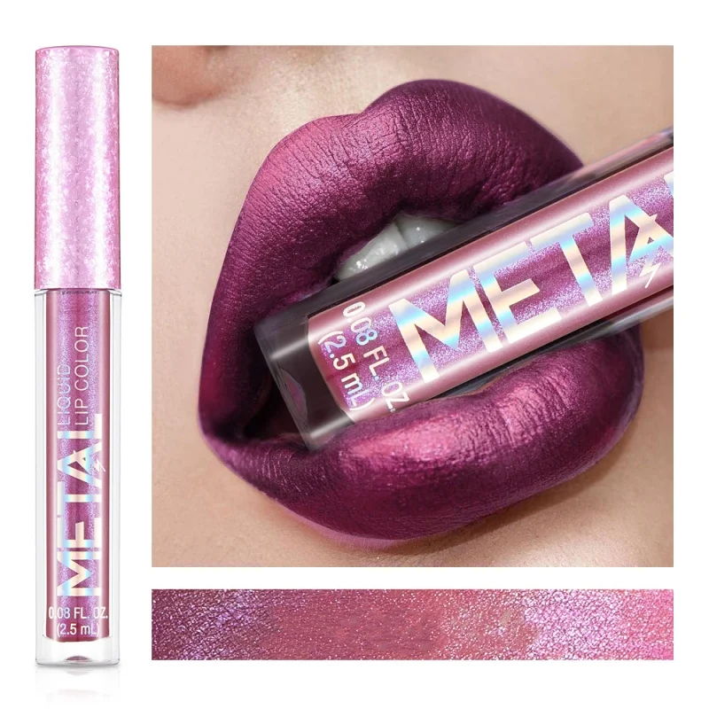 Rouge à Lèvres Liquide Étanche, Longue Durée 24 h, Antiadhésif, Tasse, Paillettes Scintillantes, Jules Gloss, Femme, Teinte Maquillage, Cosmétiques, 256