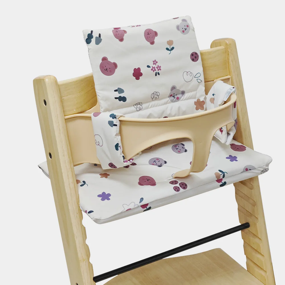 Coussin de chaise haute lavable, Support de chaise haute, accessoires d'alimentation pour enfants et bébés, coussin de remplacement de repas pour Stokke