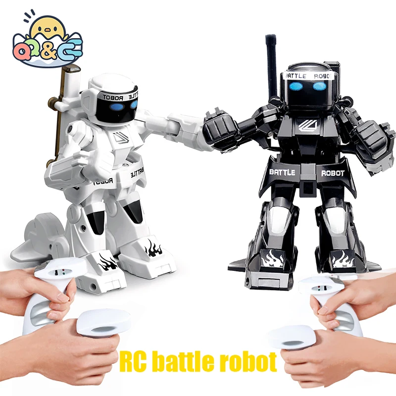 Robot de combat RC, jouet de boxe, télécommande, 2.4G, Robot de combat humanoïde avec deux Joysticks de commande, jouets pour enfants