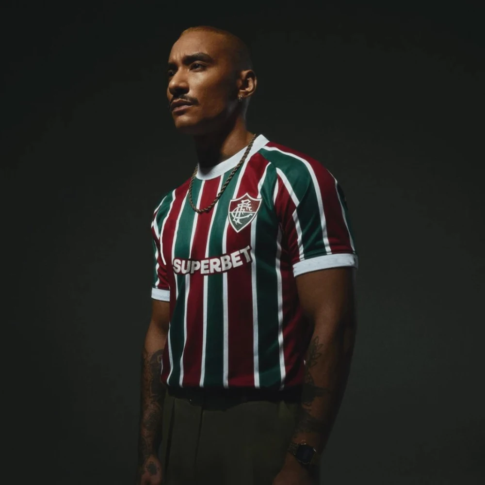 Maillot de Football Fluminense pour hommes, vêtements de sport pour jeunes enfants, uniforme d'entraînement surdimensionné, maillot unisexe respirant, 2025
