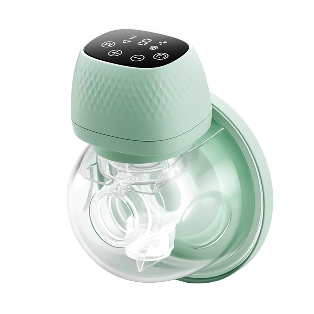 Tire-lait électrique portable pour l'allaitement, mains libres, 3 modes, 9 niveaux d'aspiration, faible bruit, capacité de stockage de 150 ml