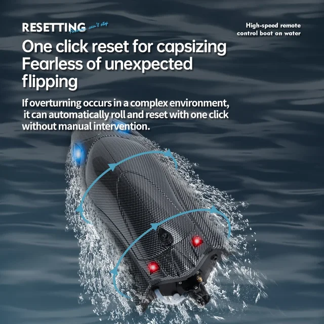 Bateau de course à grande vitesse pour bateau Rc, 25 Km/h, étanche, modèle Rechargeable, Radio électrique, télécommande, lancha rapide, jouets pour garçons, cadeau – Image 6