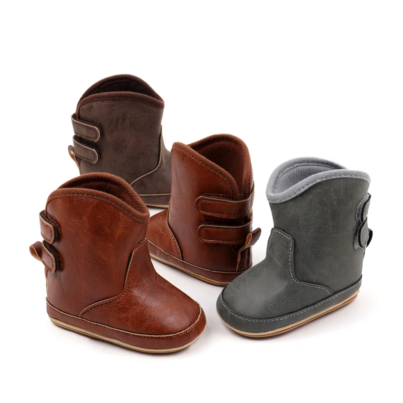 Bottes confortables coordonnantes à semelle TPR pour bébé garçon, chaussures de haute qualité pour la marche intérieure et extérieure, BJZ4168, printemps et automne