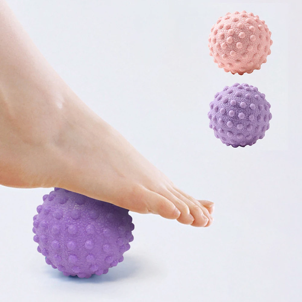 Boule de Massage à Point surélevé, balle de Fascia, maître de Posture TPR, balle de Yoga, taille et dos, balle de Massage des pieds