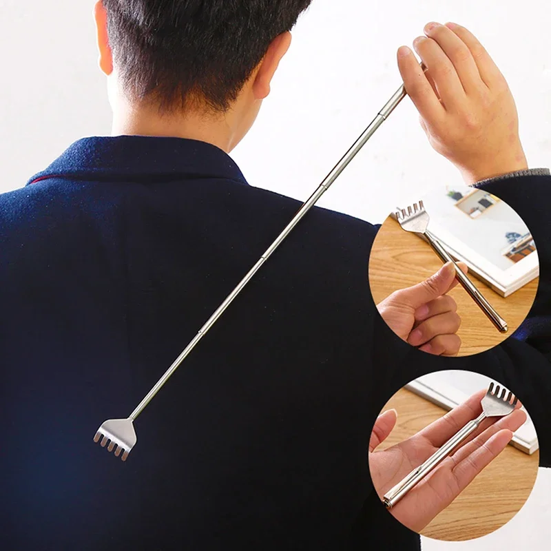 Grattoir télescopique extensible et Portable, 1 pièce, Massage des rayures de la colonne vertébrale, outils de Massage des démangeaisons, livraison directe