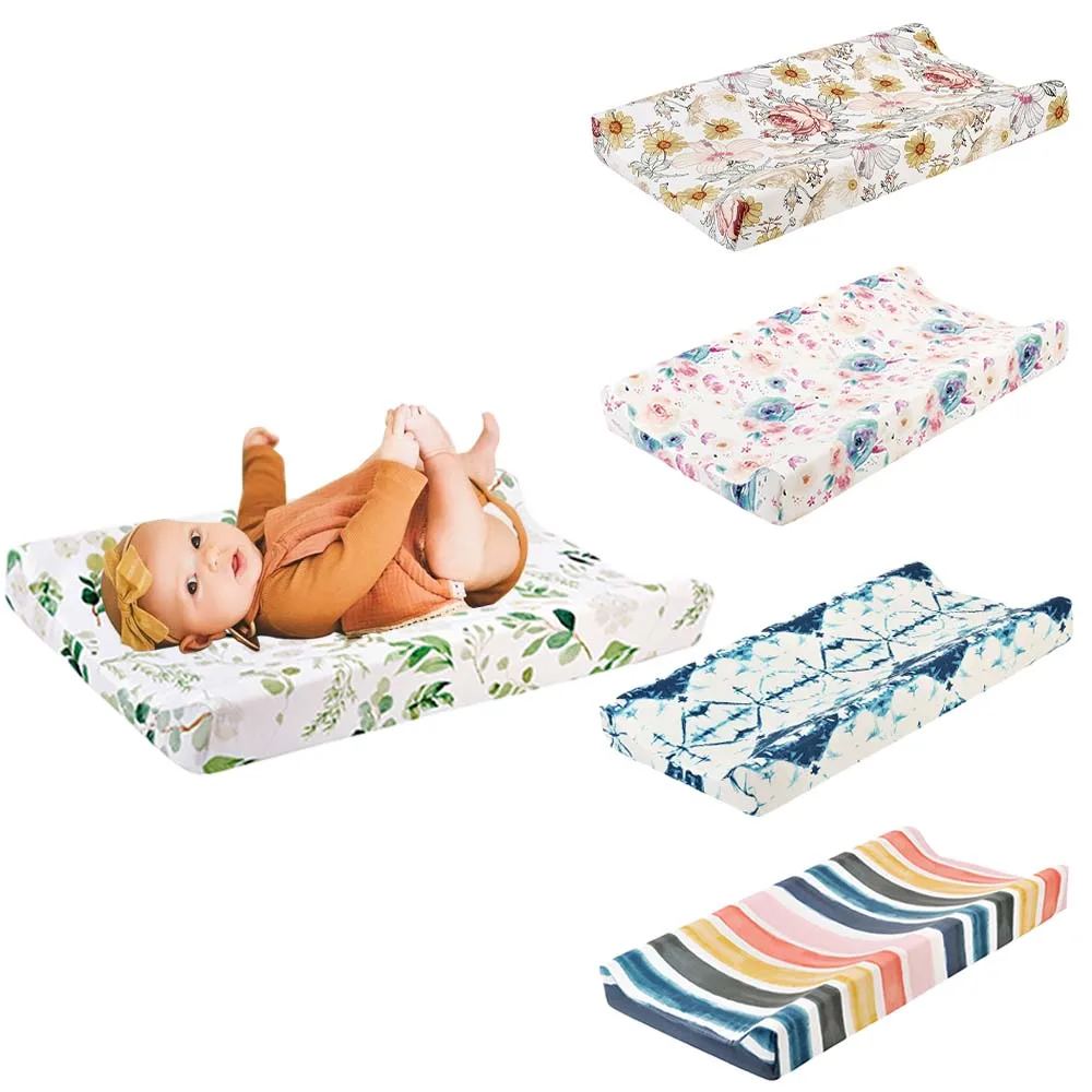 Housse de matelas à langer pour bébé, couverture de Table à langer, tapis à langer, literie pour nouveau-né, cadeau pour bébé, élasticité