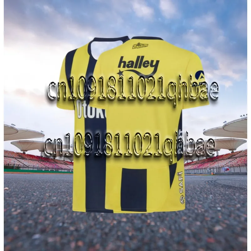 Local Super Fenerbahce équipe Dzeko Football T-Shirt hommes femmes Fans à manches courtes T-Shirts 3D imprimé enfants sport T-Shirts hauts