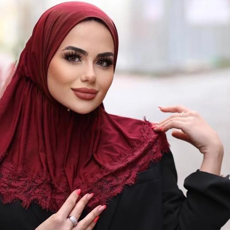 Turban à couverture complète pour femme musulmane, bonnet élastique, hijab en jersey de coton, sous-écharpe unie, bandeau de sauna intérieur à la mode