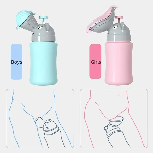 Urinoir de toilette hygiénique Portable pour bébé, pour garçons et filles, pot anti-fuite pour voyage en voiture en plein air, toilettes d'entraînement pratiques pour enfants – Image 2