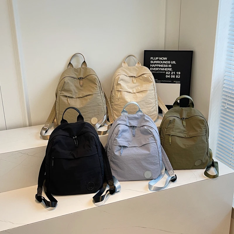 Sac de voyage en tissu de nylon léger pour femme, SR, polyvalent, décontracté, maman, adapté aux filles, femmes