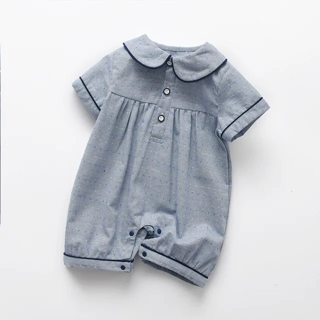 2024 Clibeso bébé garçons body nouveau-né enfant en bas âge été mince vêtements d'extérieur décontracté à manches courtes enfants combinaisons enfants barboteuse vêtements – Image 2