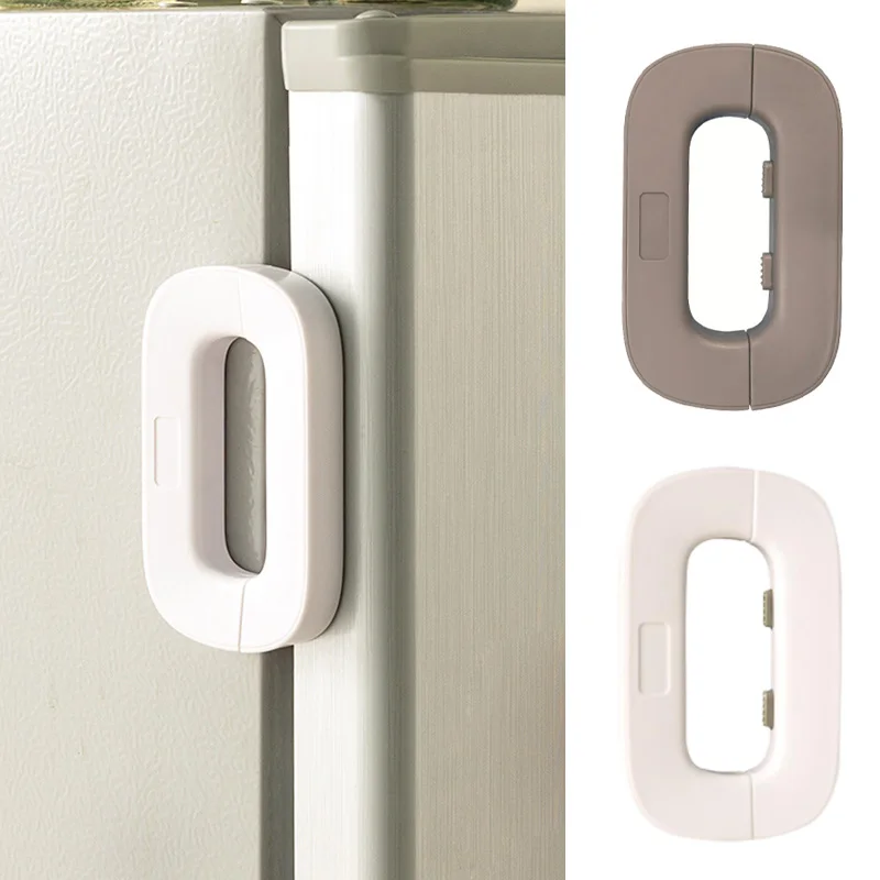 Serrures de sécurité pour enfants, serrure de réfrigérateur pour la maison, Protection de sécurité pour enfants, Anti-pincement, porte de réfrigérateurs à main, boucles dédiées