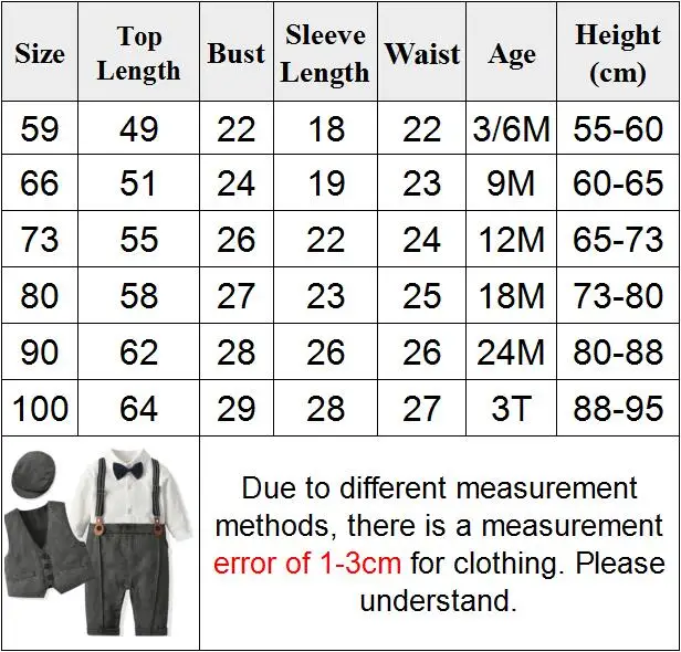Nouveau-né garçon vêtements formels ensemble infantile garçon Gentleman anniversaire barboteuse tenue avec chapeau gilet à manches longues infantile combinaison costume formel – Image 6