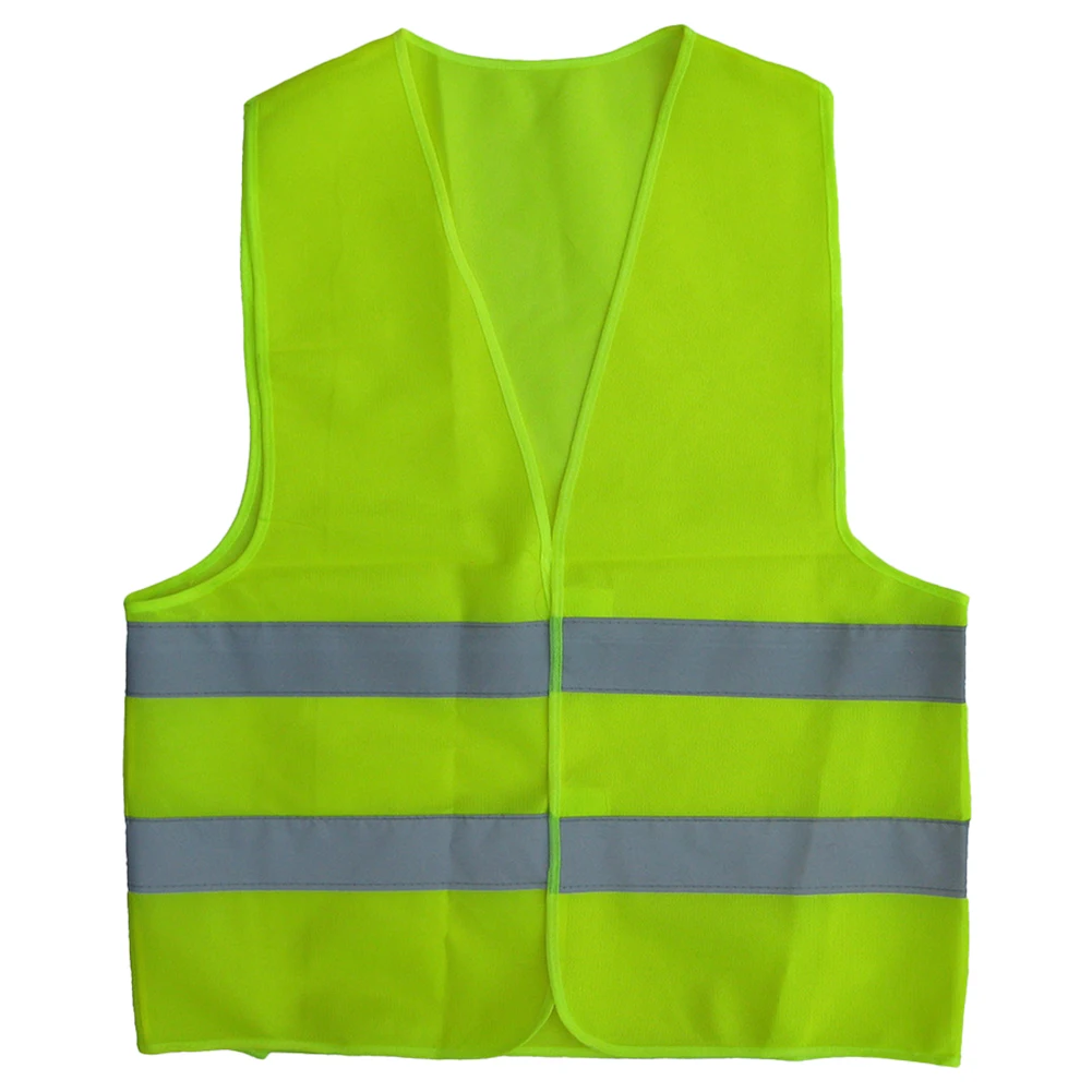 High Visibility Vest Breathable Multi-pocket Reflective Vest 2 Reflective Strip Railway Coal Miners Uniform for Driver Workers