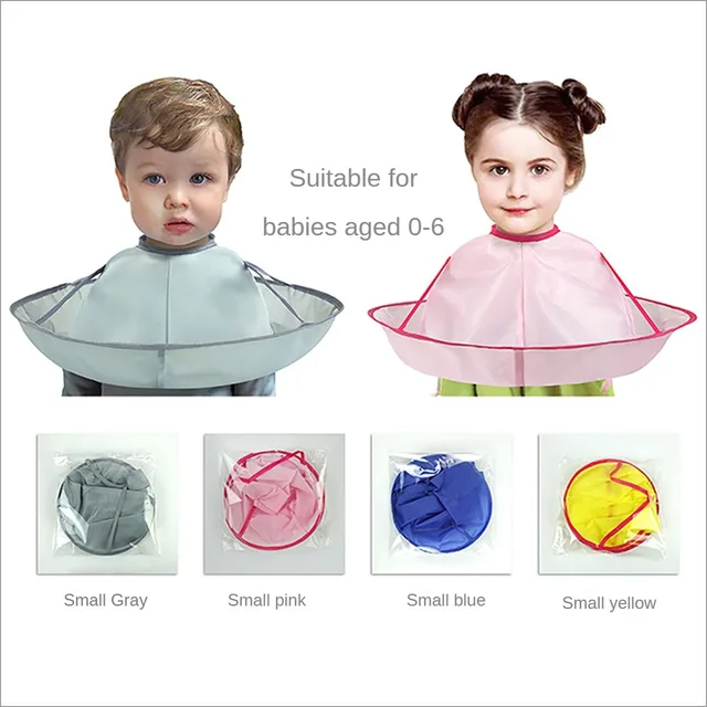 1~20PCS Haircut cape kids hairdressing dress barber hairdressing apron children boys haircut barber haircut apron cape – Image 2