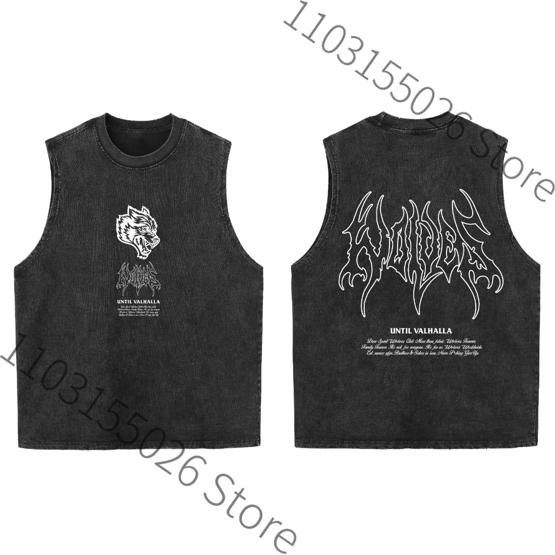 Darc Wolves Sport Vintage délavé hauts t-shirts Gym musculation Fitness sans manches t-shirts basket-ball entraînement Crossfit Darcs débardeurs