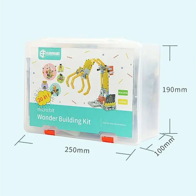 ELECFREAKS-Kit de construction Wonder Micro:bit 32 en 1, carte Wukong 6,000, blocs de construction de puzzle Microbit, tige de codage amusante pour enfants – Image 4