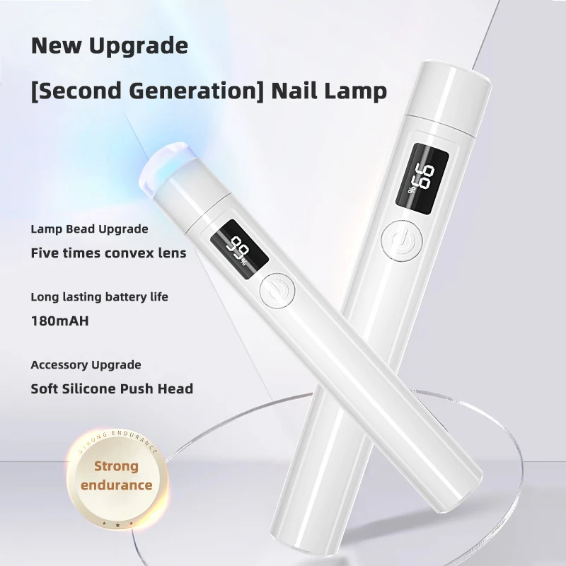 Bureau de lampe à LED UV professionnel avec affichage, aste, portable, mini sèche-ongles, support, N64.Art perfector