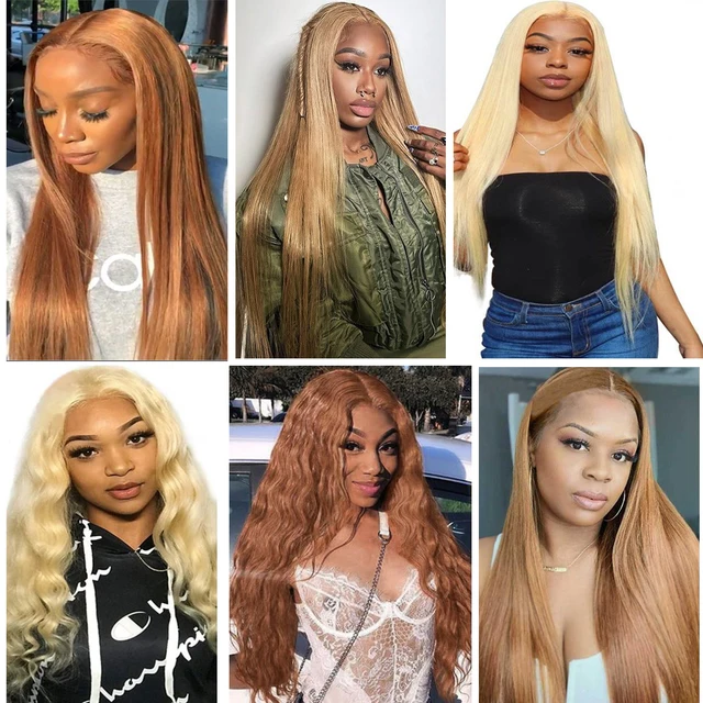 Straight Bundles Human Hair 613 Honey Blonde #8 Ash Blonde Color Human Hair Weaving 100% Remy Human Natural Hair Extensions – Image 6