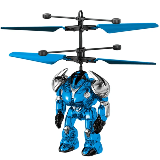 Avion de détection Intelligent Mech Warrior, Robot volant, Suspension luminescente, boule volante de détection de geste – Image 6