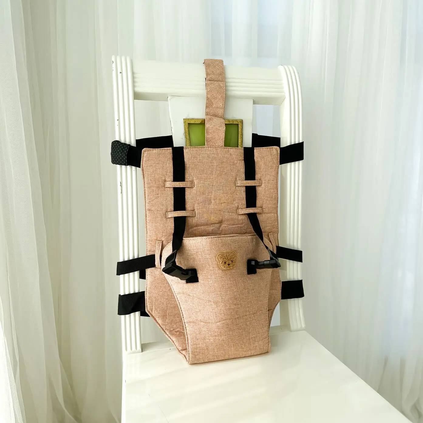 Sangle de chaise haute portable universelle pour enfant, harnais de chaise d'extérieur, sangle de siège de repas pour bébé
