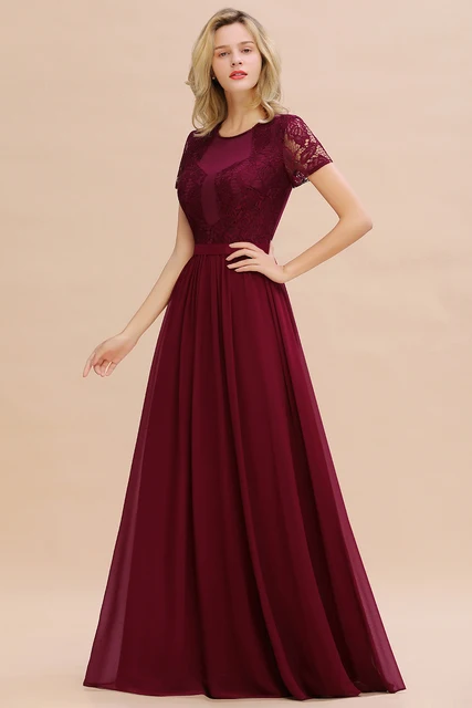 Robe de Demoiselle d'Honneur Élégante en Dentelle Douce, Jupe Complète en Fibre, Longueur au Sol, Tenue de Bal de Mariage, Offre Spéciale, 2024 – Image 3