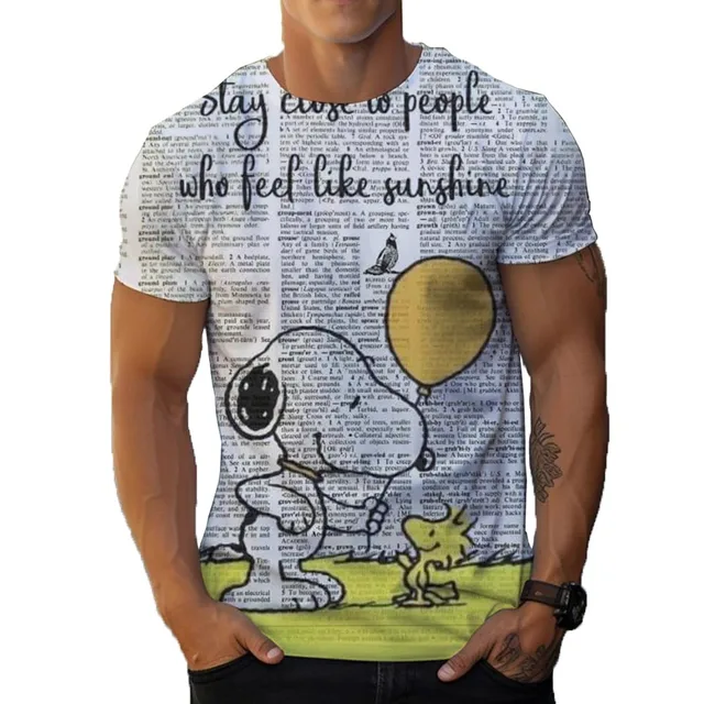 T-shirt à Manches Courtes Imprimé en 3D pour Enfant et Adulte, Dessin Animé, Personnalisé, à la Mode, Nouvelle Collection Été 2024 – Image 2