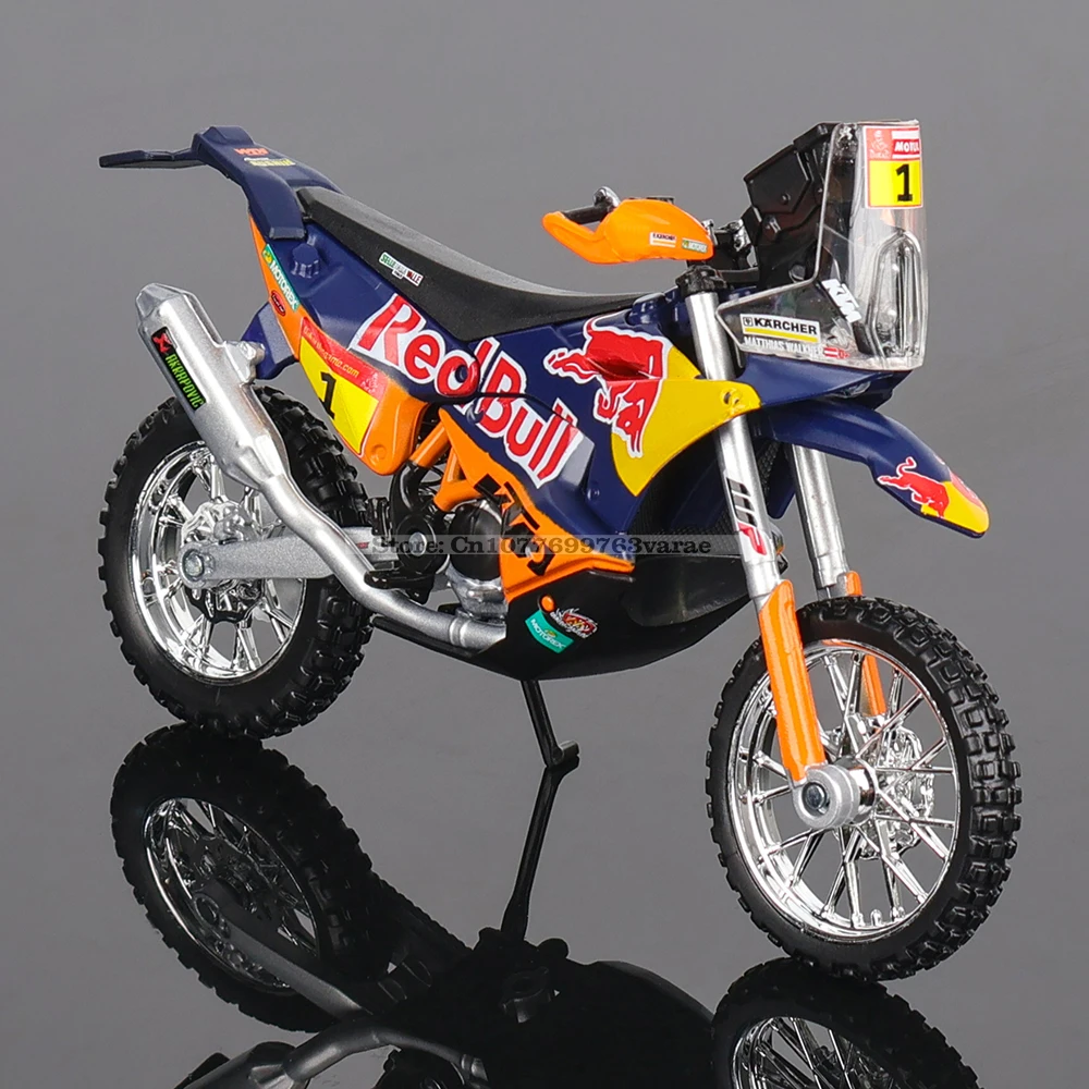 Bburago 1:18 KTM 450 790 Adventure R Rally BMW original autorisé simulation alliage moto modèle jouet voiture cadeau collection