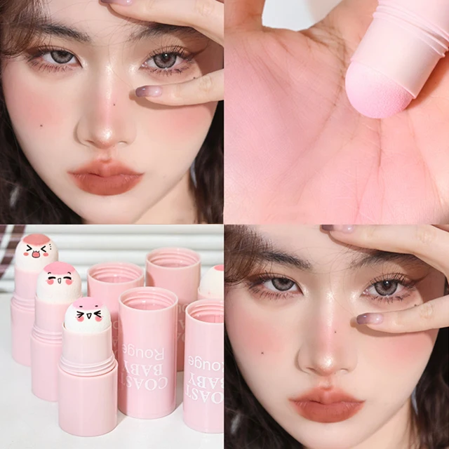 Bâton de fard à joues doux et rebondissant énergique, Style coréen, éclaircissant, double usage pour les lèvres et les joues, couleur naturelle, vitalité pour fille, nouveau – Image 5