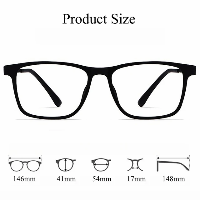 YIMARUILI Ultra léger mode hommes lunettes montures carré confortable pur titane optique Prescription grandes lunettes HR3068 – Image 3