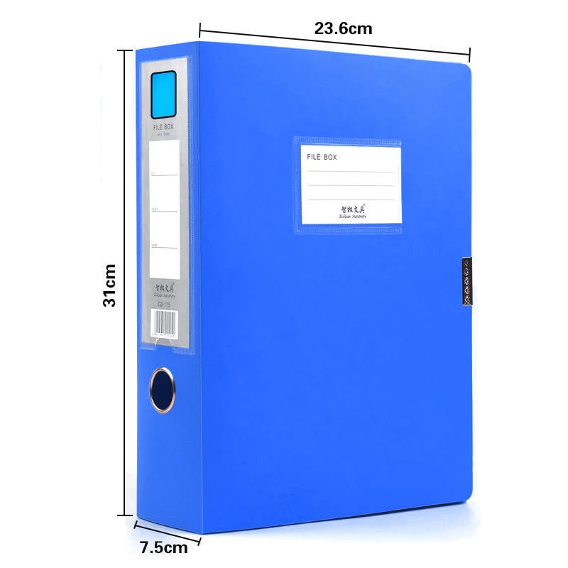Thickened Large Capacity File Organizer For Desk Document File Box Storage Bag Standing Test Paper Bag 2.0cm 3.5cm 5.5cm 7.5cm