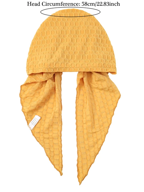 Turban Hijab intérieur musulman pour femmes, casquette pré-attachée, foulard à longue queue, bonnets enveloppants, écharpe de tête, couvre-chef extensible, chapeau Ninja – Image 6