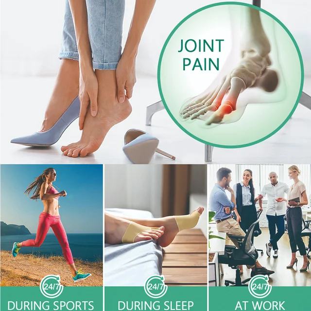 Séparateur d'orteils, correcteur d'oignon Hallux Valgus, orthèses des pieds, ajusteur de pouce, Correction de pédicure, outils de redressage de chaussettes, 2 pièces – Image 6