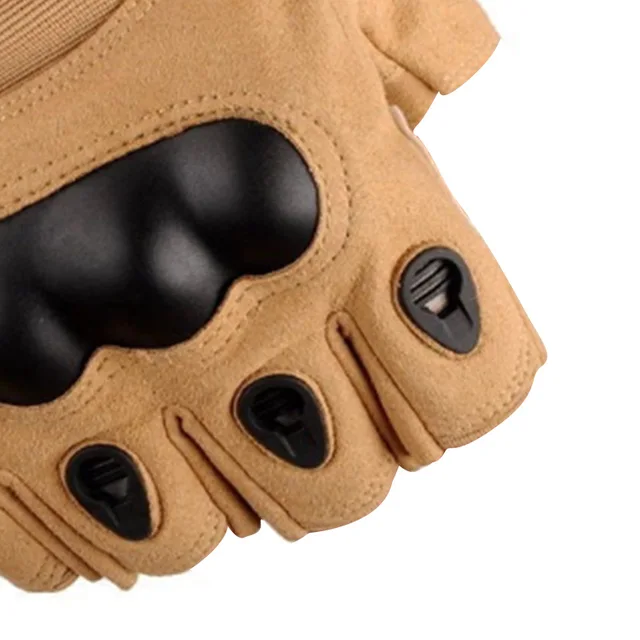 Gants demi-doigt pour hommes, jointures dures, Combat, chasse, Airsoft, Paintball, sans doigts – Image 4