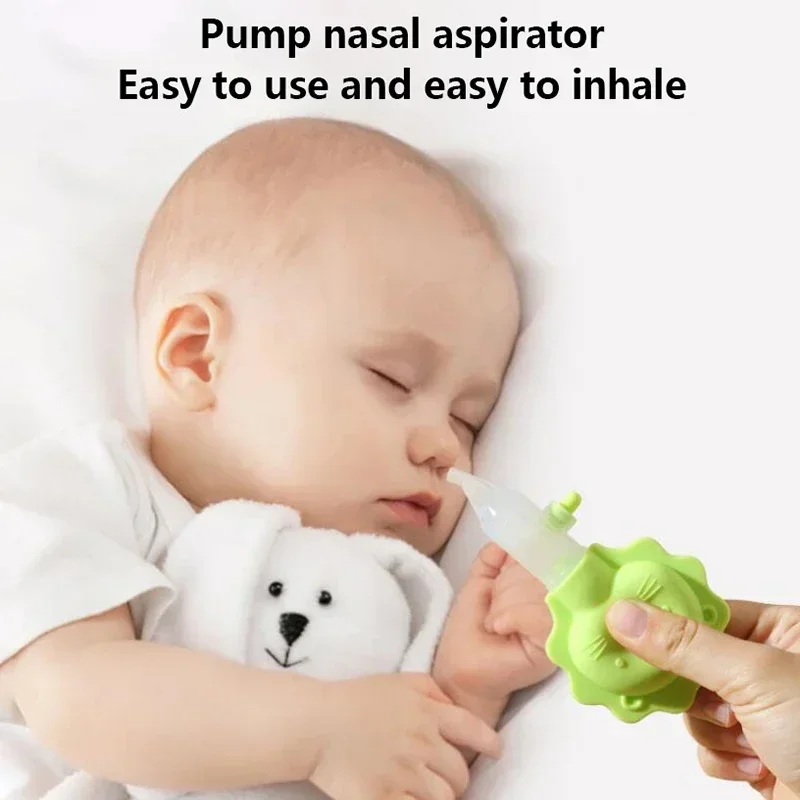 Aspirateur nasal en silicone pour bébé, dispositif d'aspiration nasale pour enfants, ventouse de soins pour nouveau-né, sécurité antarctique