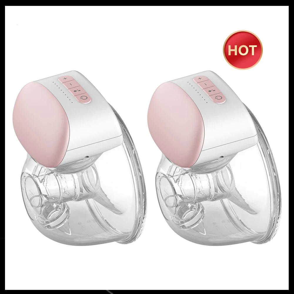 2/1 pièces BB-P1 tire-lait Portable mains libres électrique Portable tire-lait Portable sans BPA collecteur de lait d'allaitement