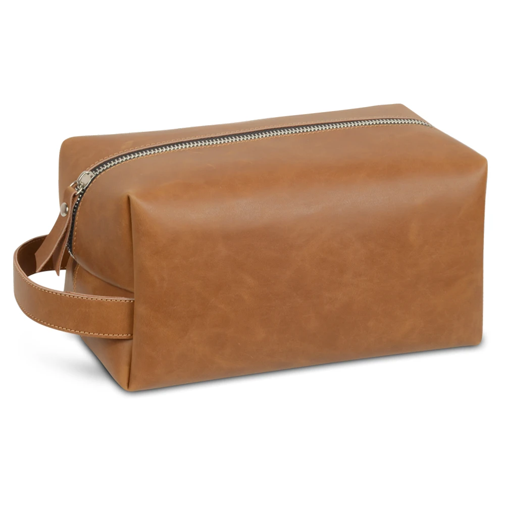 Trousse de toilette Portable en cuir pour hommes et femmes, Logo personnalisé, Kit Dopp de voyage, trousse de maquillage d'hygiène suspendue pour hommes et femmes