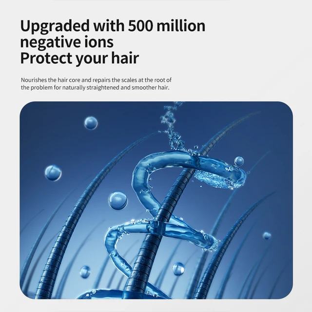 Sèche-cheveux professionnel à turbine électrique haute vitesse, sèche-cheveux à faible bruit, température constante, séchage rapide, adapté à la maison – Image 3